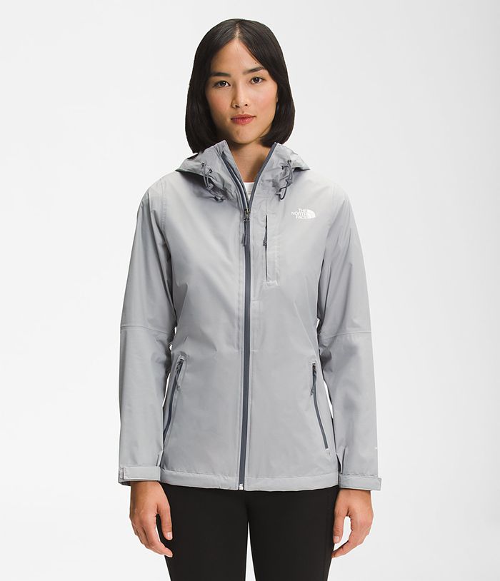 Casaca Impermeable The North Face Mujer Alta Vista Gris - Peru 63170PCNT